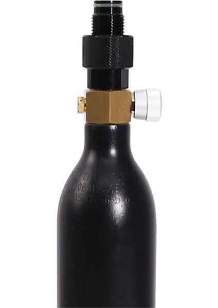 Hpa Tankı Regülatör Valfı Açık/kapalı Asa Adaptörü G1/2-14 Diş Koruyucu, Co2/basınçlı Hava Pimi Valf Bastırıcı Adaptörü (Yurt Dışından)