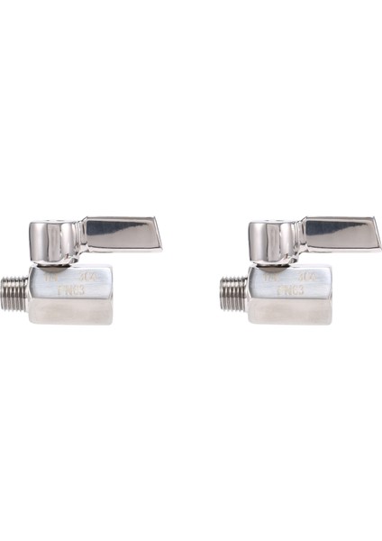 2x 1/4 Inç 304 Paslanmaz Çelik Mini Küresel Vana, Dişi Npt x Erkek Npt Konu, Kapatma Vanası (Yurt Dışından)