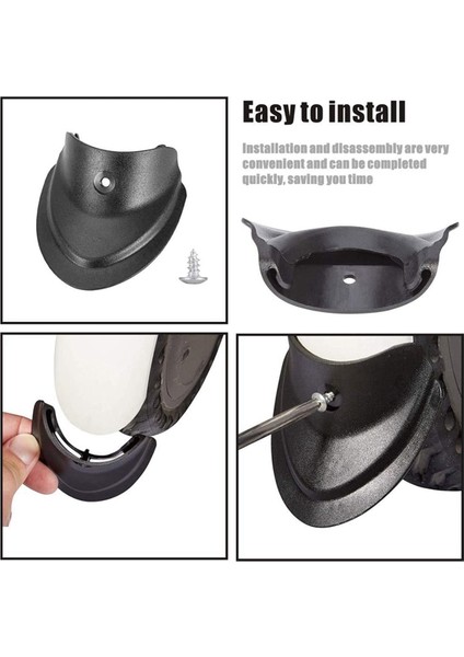 Xiaomi 1S/M365/PRO Için Scooter Çamurluk Ön ve Arka Balık Kuyruğu Çamur Sıçrama (Yurt Dışından)