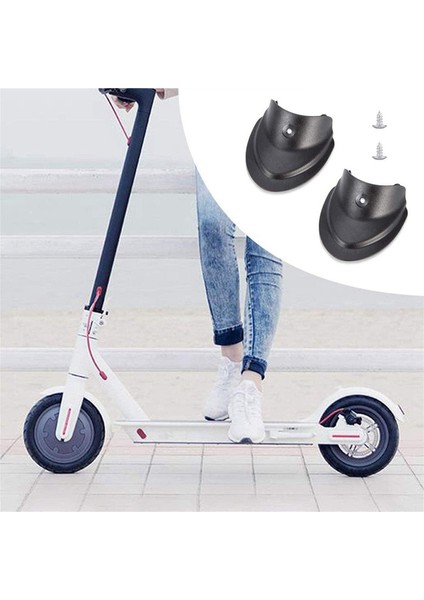 Xiaomi 1S/M365/PRO Için Scooter Çamurluk Ön ve Arka Balık Kuyruğu Çamur Sıçrama (Yurt Dışından)