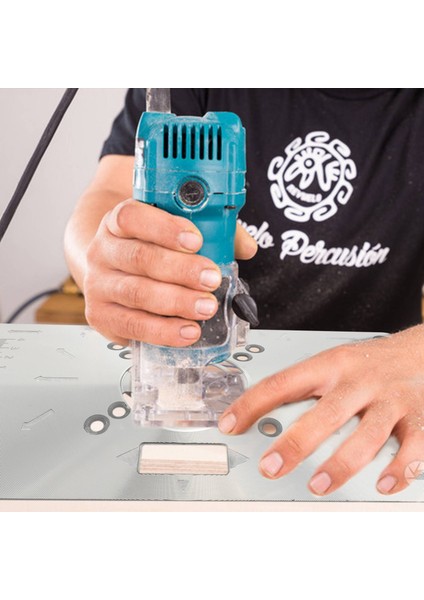 Yönlendirici Masa Ekleme Plakası Ağaç Işleme Tezgahları Masa Testereleri Çok Fonksiyonlu Ahşap Plaka Makinesi Gravür 4 Yüzük Aracı (Yurt Dışından)