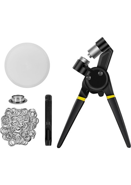 Grommet Alet Kiti, Kumaşlar, Kanvaslar, Tenteler Için 500 Adet 3/8 Inç 10 Mm'lik Grommet El Kiti (Yurt Dışından)