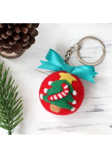Yeni Başlayanlar Için Noel Anahtarlık Iğne Keçe Setleri, Iğne Keçe Seti, Keçe Iğneleri, Köpük Ped, Keçe Kumaş, Talimat (Yurt Dışından) fiyatları