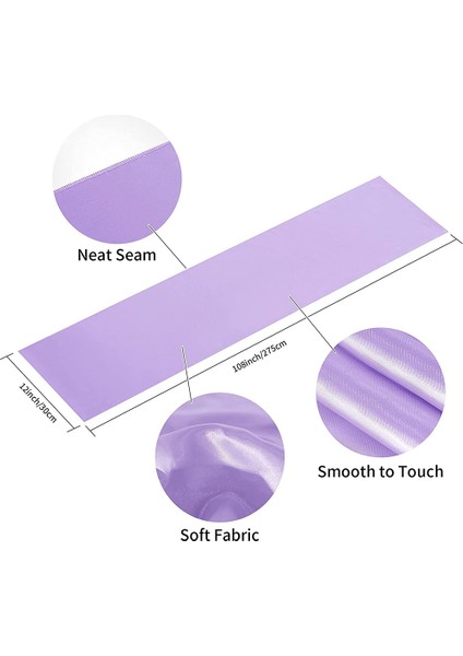 5'li Saten Masa Koşucu Paketi 12 x 108 Inç Uzun, Düğün Için Lavanta Masa Koşucuları, Doğum Günü Partileri, Ziyafet Süslemeleri (Yurt Dışından) fırsatları