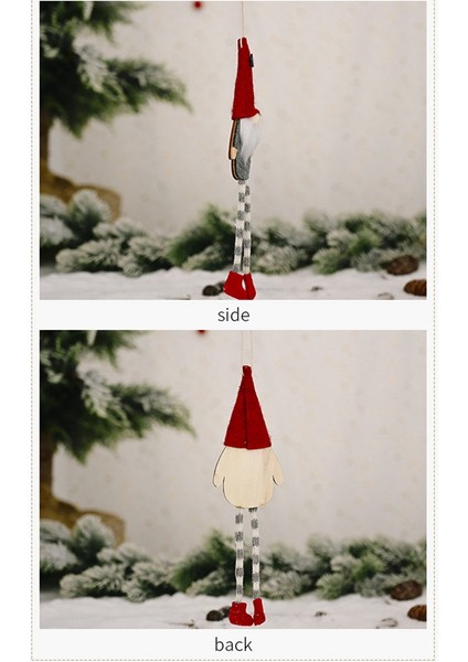 9 Paket Noel Yüzü Olmayan Uzun Bacak Gnome Santa Noel Ağacı Asılı Damla Süs Bebek Süslemeleri Ev Kolye Hediyeler Için (Yurt Dışından) fırsatları
