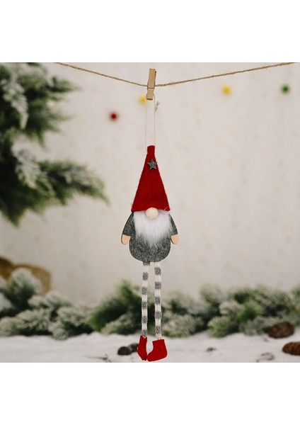 9 Paket Noel Yüzü Olmayan Uzun Bacak Gnome Santa Noel Ağacı Asılı Damla Süs Bebek Süslemeleri Ev Kolye Hediyeler Için (Yurt Dışından) indirimleri