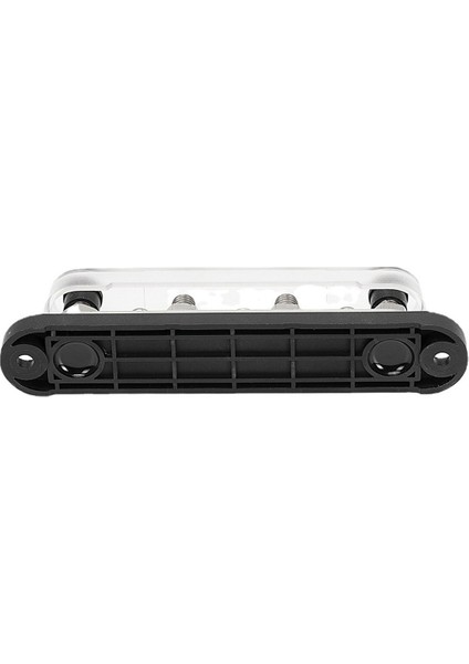 4x Terminal Bloğu Bara 48V 150A Güç Dağıtım Bloğu M8 Otomotiv Tekne Güneş Sistemi Için Terminal Veri Yolu, Siyah ve Kırmızı (Yurt Dışından)