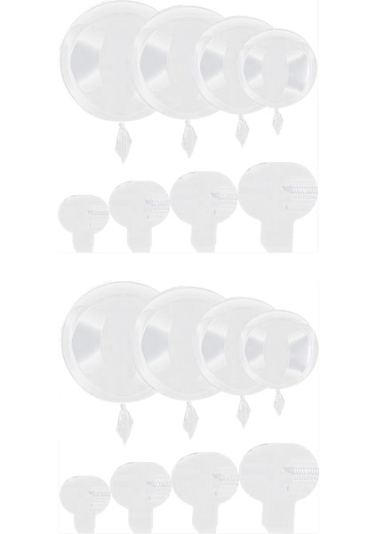 80 Adet Bobo Balonlar Şeffaf Kabarcık Bobo Balon Parti Bobo Balonlar Noel Düğün Için Temiz Bobo Balonlar (Yurt Dışından)