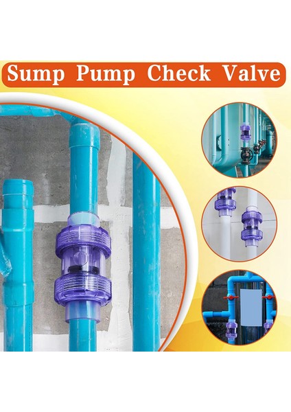 Çek Valf 3/4 Inç True Union Çek Valf Şeffaf Mavi Upvc Çek Valf Boru Hattı Çek Valf Tek Yönlü Valf (Yurt Dışından) fiyatları