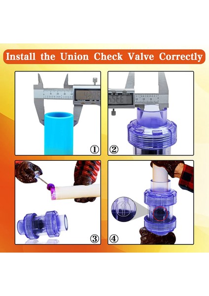 Çek Valf 3/4 Inç True Union Çek Valf Şeffaf Mavi Upvc Çek Valf Boru Hattı Çek Valf Tek Yönlü Valf (Yurt Dışından) fırsatları