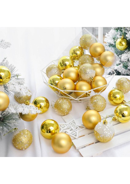 18 Pcs Noel Top Süsler Noel Ağacı Süsleri Ev Yeni Yıl Partisi Dekoru Için Asılı Toplar - 2.36 Inç, Mor (Yurt Dışından)