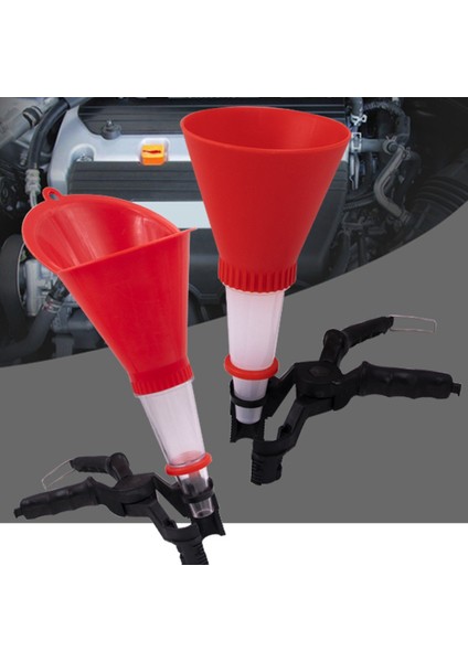 Motor Yağı Dolum Seti Ayarlanabilir Genişliğe Sahip Evrensel Yağ Hunisi Tutma Kelepçesi Çok Fonksiyonlu Yağ Dökme Aracı B (Yurt Dışından) modelleri