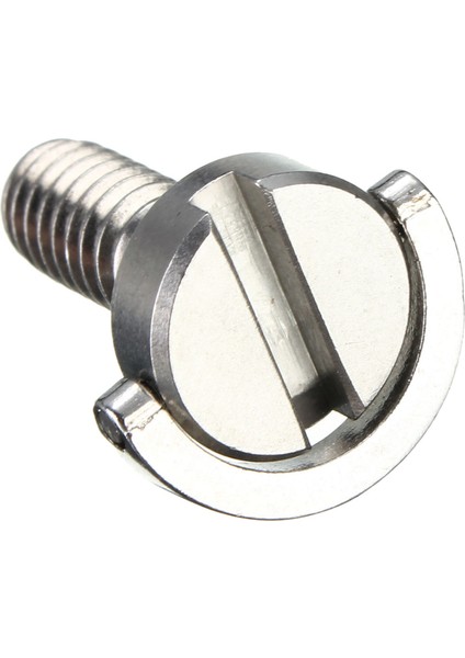 2x Uzun 1/4 Inç D-Ring Vida Paslanmaz Çelik Kamera Tripod Hızlı Bırakma Plakası Gümüş (Yurt Dışından) modelleri