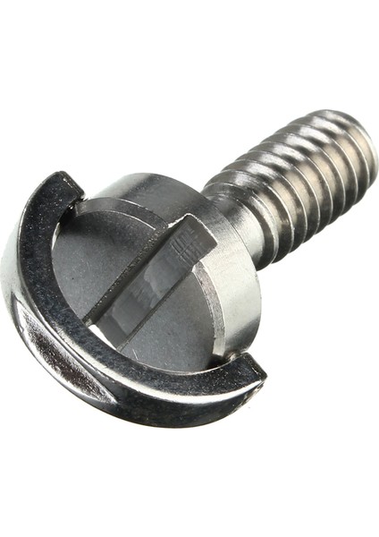 2x Uzun 1/4 Inç D-Ring Vida Paslanmaz Çelik Kamera Tripod Hızlı Bırakma Plakası Gümüş (Yurt Dışından) fırsatları