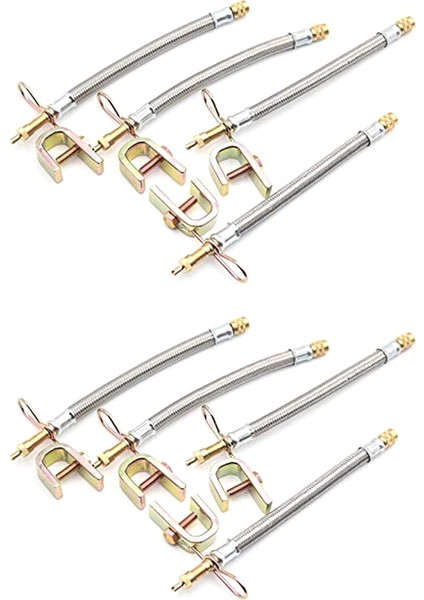 8 Adet 12 Inç Esnek Supap Kök Uzatıcılar Paslanmaz Çelik Lastik Lastik Supap Kök Uzatma Adaptörleri Araba Kamyon Römork (Yurt Dışından)