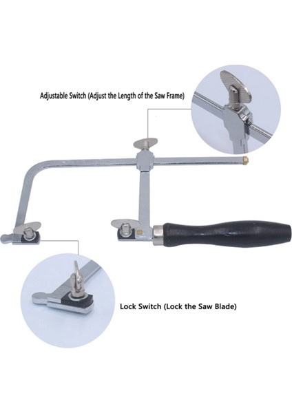 1 Takım 3-In-1 Profesyonel Kuyumcu Testere Seti Takı Araçları Testere Çerçevesi 144 Bıçaklar Ahşap Pin Kelepçe Ahşap Metal Takı Araçları (Yurt Dışından) modelleri