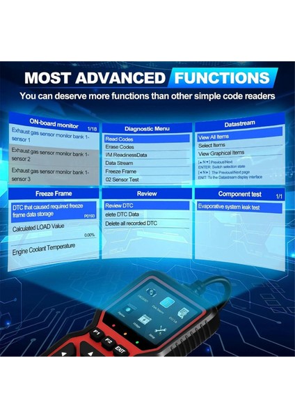 Obd2 Tarayıcı Canlı Veri Profesyonel Mekanik Teşhis Kodu Okuyucu Aracı Kontrol Motoru Işık Gerilimi Testi (Yurt Dışından) modelleri