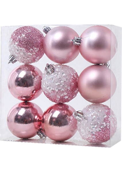 36 Pcs Noel Top Süsler Noel Ağacı Süsleri Ev Yeni Yıl Partisi Dekoru Için Asılı Toplar - 2.36 Inç, Pembe (Yurt Dışından) fiyatları