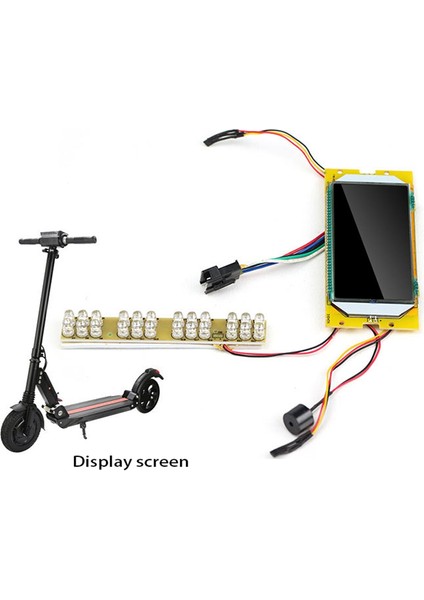 Kugoo Için 8 Inç Elektrikli Scooter Ekran Aksesuarları LED LCD Ekran (Yurt Dışından)