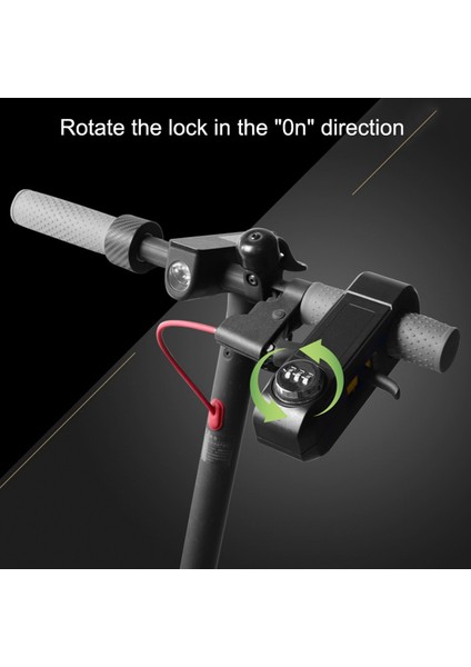 M365 Elektrikli Scooter Anti-Hırsızlık Için Motosiklet Bisiklet Kavrama Kilidi, Siyah (Yurt Dışından) fiyatları