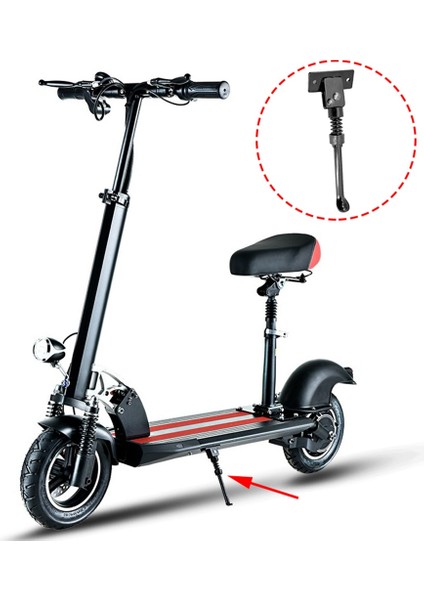 10 Inç Elektrikli Scooter Park Desteği Standı E-Scooter Kickstand (Yurt Dışından) indirimleri