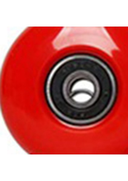 85A Abec-9 Rulmanlı Kaykay Tekerlekleri 54X36MM, Gümüş+Kırmızı (Yurt Dışından)