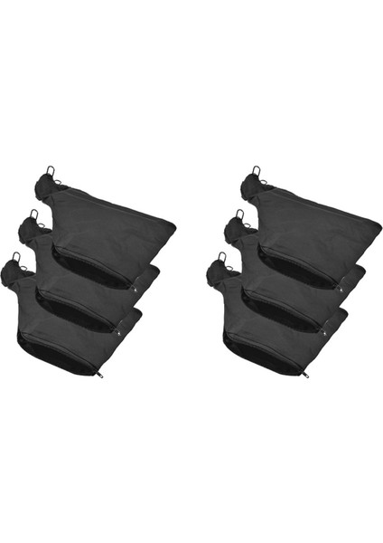 Gönye Testere Toz Torbası, Fermuarlı ve Tel Standlı Siyah Toz Toplama Çantası, 255 Model Gönye Testere Için 6 Adet (Yurt Dışından)