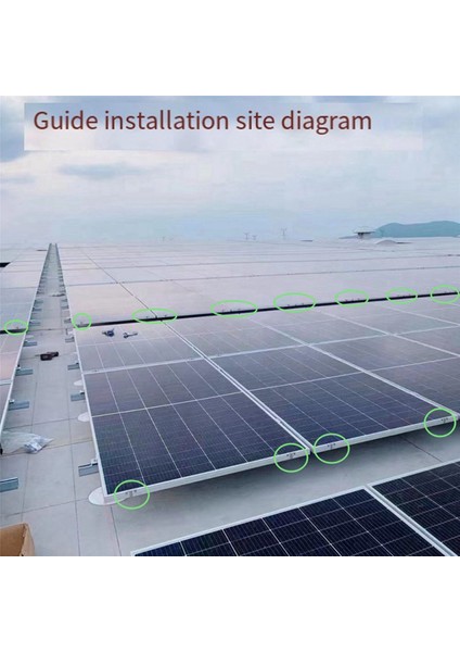 40 Adet Fotovoltaik Panel Drenaj Toka Yüzey Plakası Güneş Paneli Su Tahliye Klipsi Güneş Paneli Drenajı Için 30MM (Yurt Dışından)