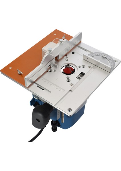 Alüminyum Yönlendirici Masa Ekleme Plakası Elektrikli Ahşap Freze Çevirme Tahtası Gönye Ölçer Kılavuz Seti ile Masa Testere Tezgahı-A (Yurt Dışından) fiyatları