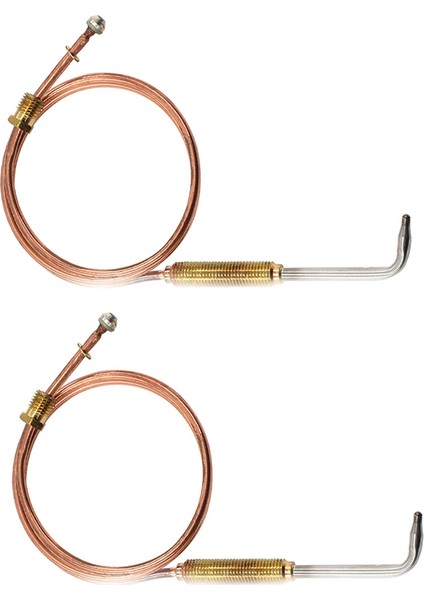 2023 Dirsek 670MM Gaz Sobası Termokupl Isıtıcı Parçası Evrensel Şömine Yedek Dijital Sıcaklık Kontrol Cihazı 2 Adet (Yurt Dışından)