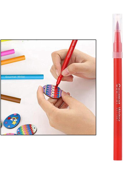 Gıda Boyası Kurabiye Işlerini Süslemek Için Gıda Sınıfı Yenilebilir Işaretleyiciler Kırmızı (Yurt Dışından) modelleri