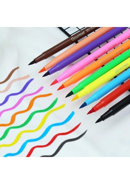 Gıda Boyası Kurabiye Iş Dekorasyon Için Gıda Sınıfı Yenilebilir Işaretleyiciler (Yurt Dışından) modelleri