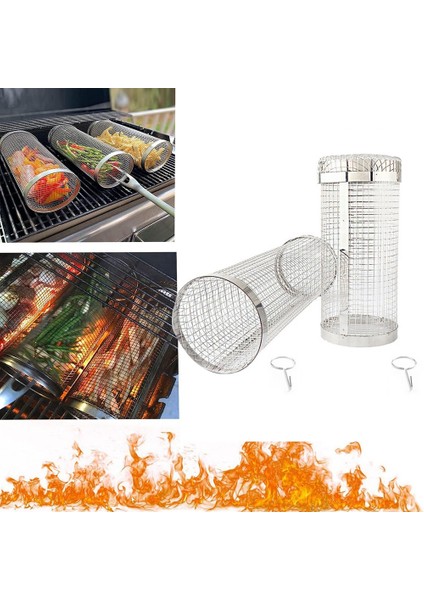 Haddeleme Barbekü Sepeti Barbekü Aksesuarları, Yuvarlak Barbekü Izgara Örgüsü, Barbekü Sebze Dilimleri Sepeti, Sebze, Patates Kızartması, Balık (Yurt Dışından) modelleri