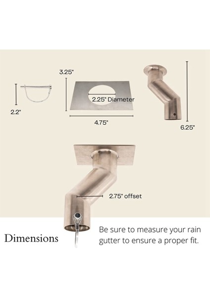 Yağmur Zinciri Oluk Adaptörü Drenaj Borusu Takma Aleti Oluk Altında Oluk Altında Olmayan Drenajlar Için Taşınabilir Ofset Takma Aleti (Yurt Dışından) indirimleri