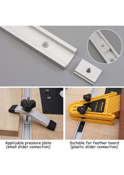 1 Takım Alüminyum Alaşımlı T Parça Yuvası Gönye Parça ve Gönye Çubuğu Kaymak Masa Testere Gönye Ölçer Çubuk Dıy Ağaç Işleme Aletleri (Yurt Dışından) modelleri