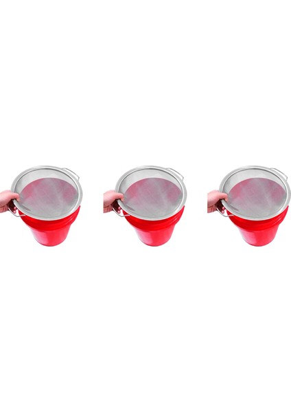 3x Boya Süzgeç Örgü Paslanmaz Çelik Boya Emülsiyonu Bal Huni Filtre Kapağı Filtre Aracı Ürün 60-Mesh 11.4 Inç (Yurt Dışından)