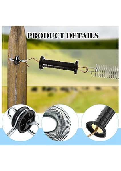 4 Parça Elektrikli Çit Kapısı Kolu Kiti Elektrikli Çit Kapısı Kiti Çapa Bahar Kapı Kolu Kiti (Yurt Dışından) fiyatları