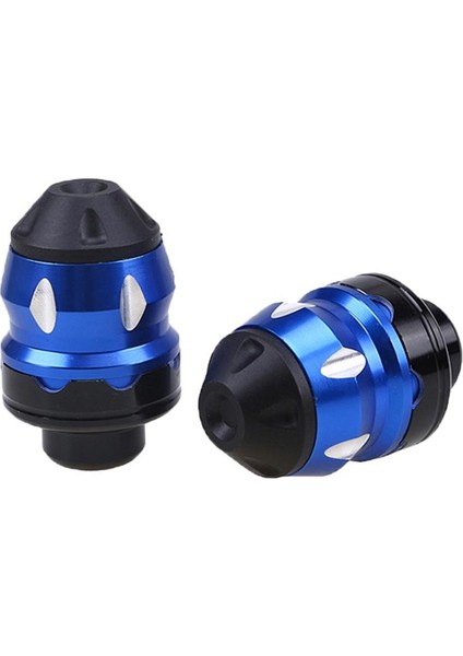 2 x Cnc Ön Çatal Motosiklet Çerçeve Irıcılar Moto Çarpışma I Mavi (Yurt Dışından)