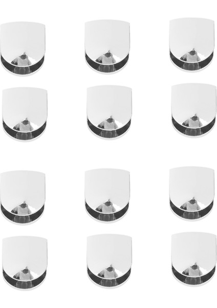 12 Adet Ayarlanabilir Cam Kelepçeleri 6 mm Cam Braketi Çinko Alaşımlı Cam Raflar Tutucu Cam Klip Banyo Mutfak Için (Yurt Dışından)