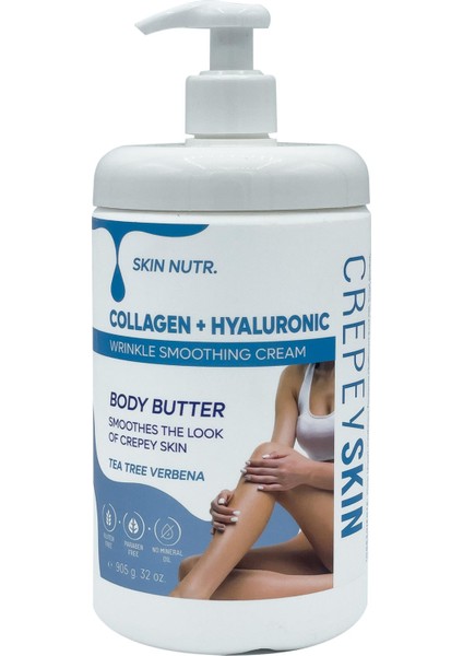 Skin Nutr Collagen + Hyaluronic Kırıışıklık Karşıtı Vücut Kremi 905GR