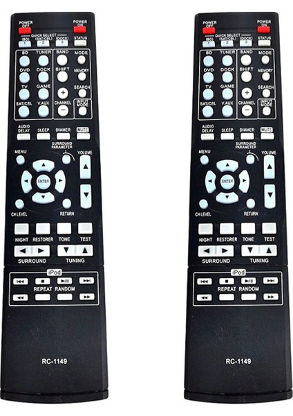 2x RC-1149 Uzaktan Kumandanın Değiştirilmesi Denon RC-1158 RC1158 XV-5809 AVR-390 AVR-1311 DHT-1312B Av Çevre Alıcısı (Yurt Dışından)