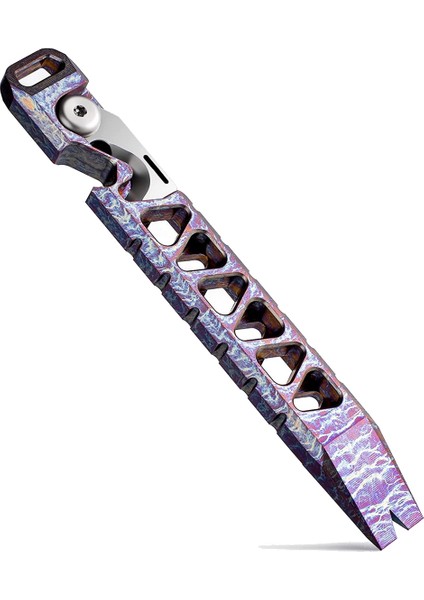 Titanyum Gözetleme Çubuğu, Anahtarlık Çok Amaçlı Alet, Cep Aracı Şişe Açacağı Anahtarlık Dış Mekan Aracı, Titanyum Anahtarlık, Çok Renkli (Yurt Dışından)