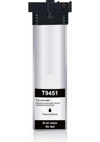 Epson Workforce Pro WF-C5790DWF T9451 100 ml Siyah Muadil Kartuş 5k 5.000 Sayfa