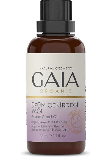 Gaia Organic Üzüm Çekirdeği Yağı 30 ml