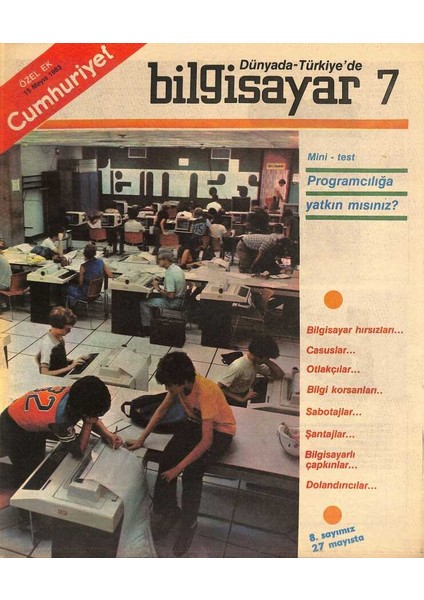 Cumhuriyet Gazetesi Özel Eki 15 Mayıs 1983 - Uzay Çalışmaları Her Bilgisayarın Harcı Değil GZ122553