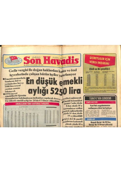 Son Havadis Gazetesi 26 Aralık 1980 - Almanyaya Nehir Gemisi Inşa Ediyoruz - Istanbul Giyim ve Gıda Fuarı Açıldı GZ121149