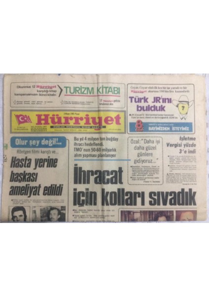 Hürriyet Gazetesi 3 Mayıs 1981 - Kayıp Banker Eşini Haberi Yokken Boşamış - GZ19764