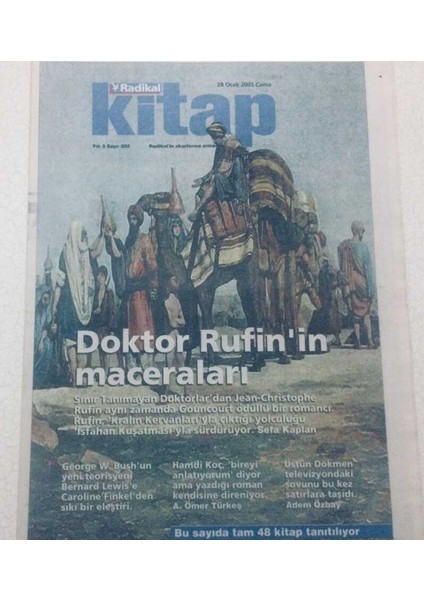 Radikal Gazetesi Kitap Eki - 28 Ocak 2005 - Doktor Rufinin Maceraları GZ46755