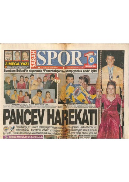 Sabah Gazetesi Spor Eki 13 Ekim 1993 -Ankaragücü Maçı Öncesi Beşiktaşta Sakatlanmalar Meydana Geldi,fenerde Waginin Yerine Kemalettin Forma Giyecek GZ95077