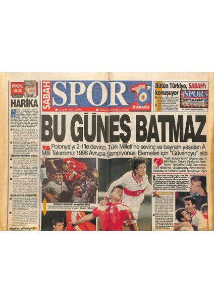 Sabah Gazetesi Spor Eki 29 Ekim 1993 -Trabzonda Gusiev ve Yuri Yolcu ,fenerbahçe De Yeni Bir Taktik Anlayışı Gelecek GZ95065